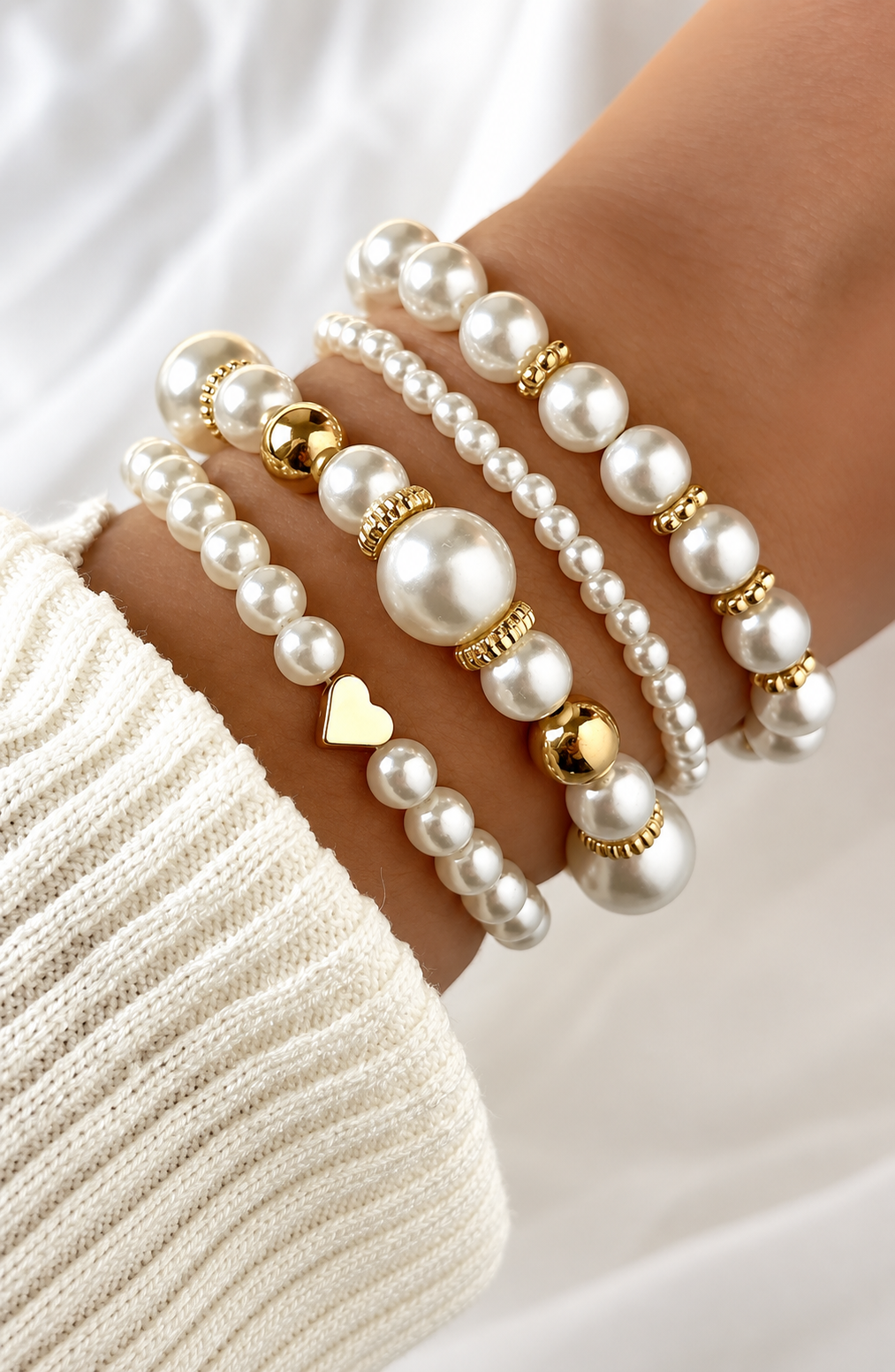 Pulseras Amelia Perla