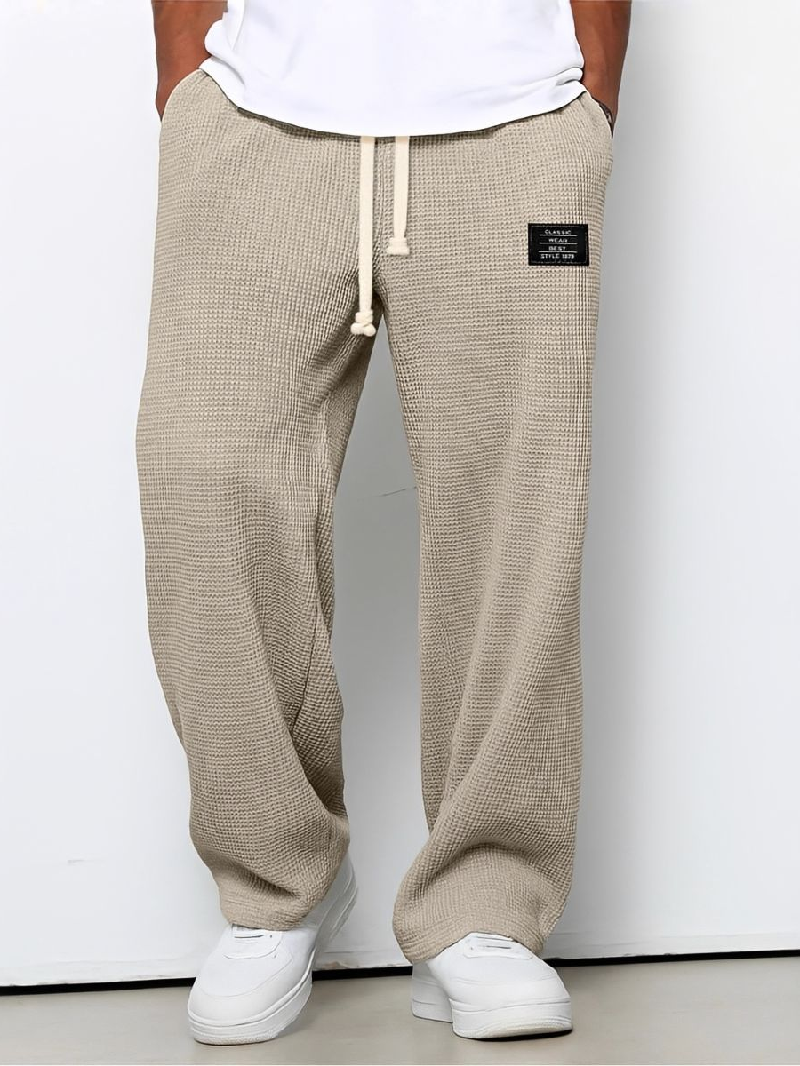 Pantalón Dante de Pierna Ancha con Cintura Ajustable