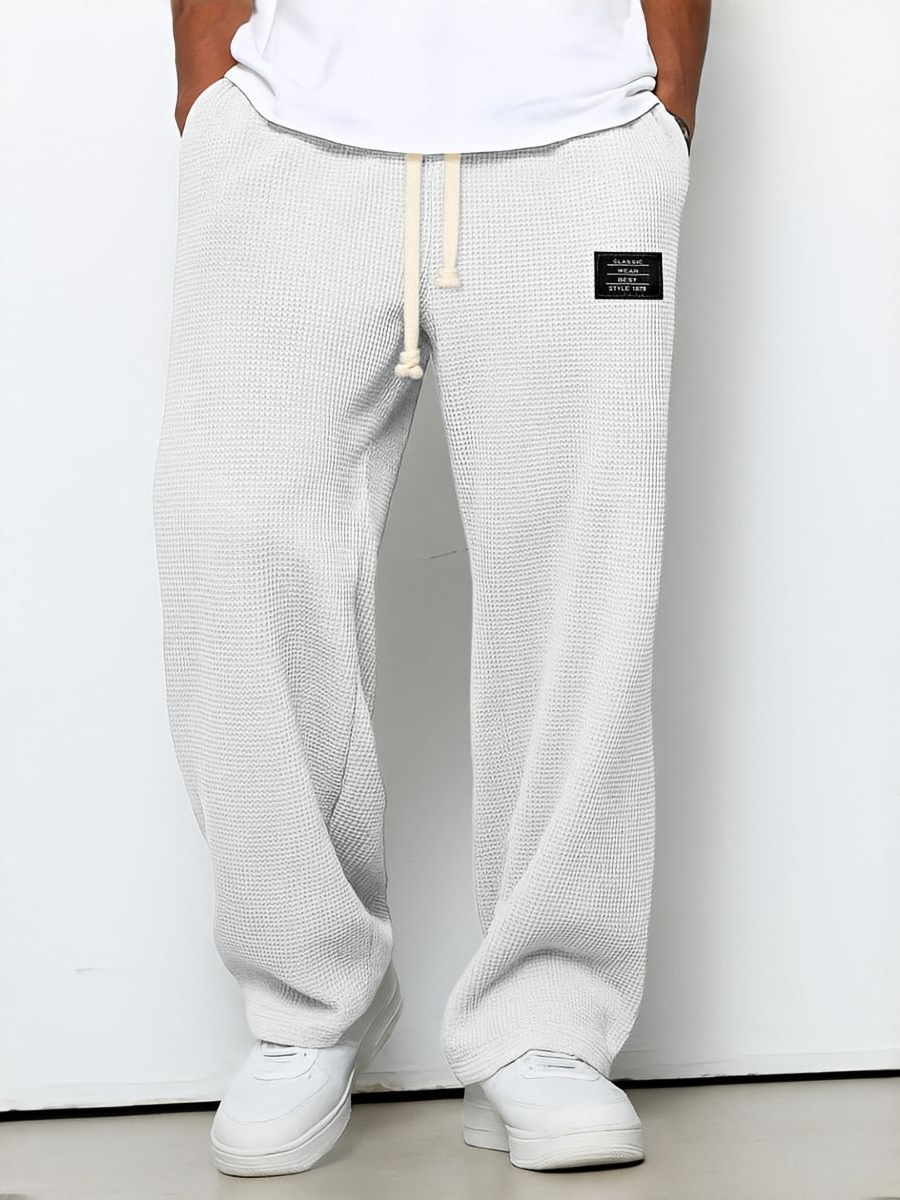 Pantalón Dante de Pierna Ancha con Cintura Ajustable
