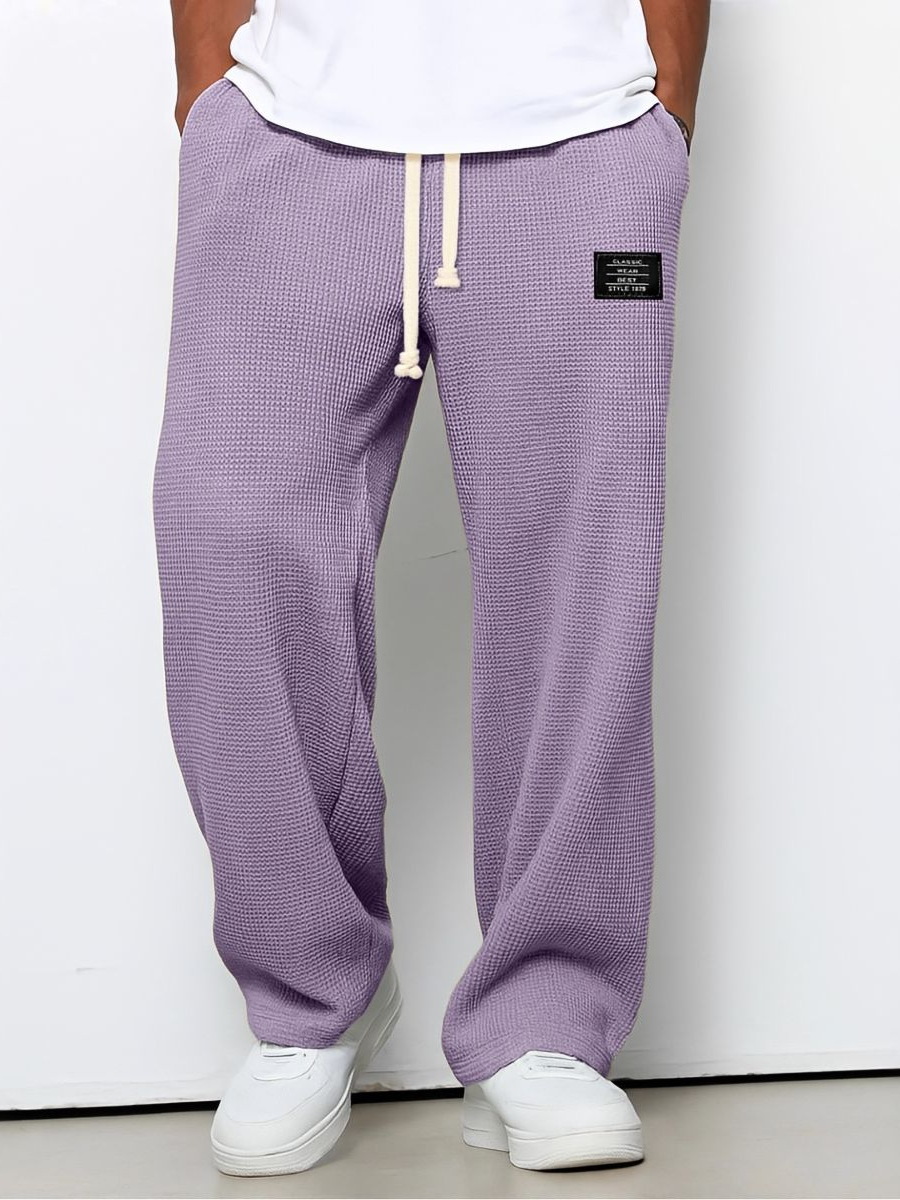 Pantalón Dante de Pierna Ancha con Cintura Ajustable