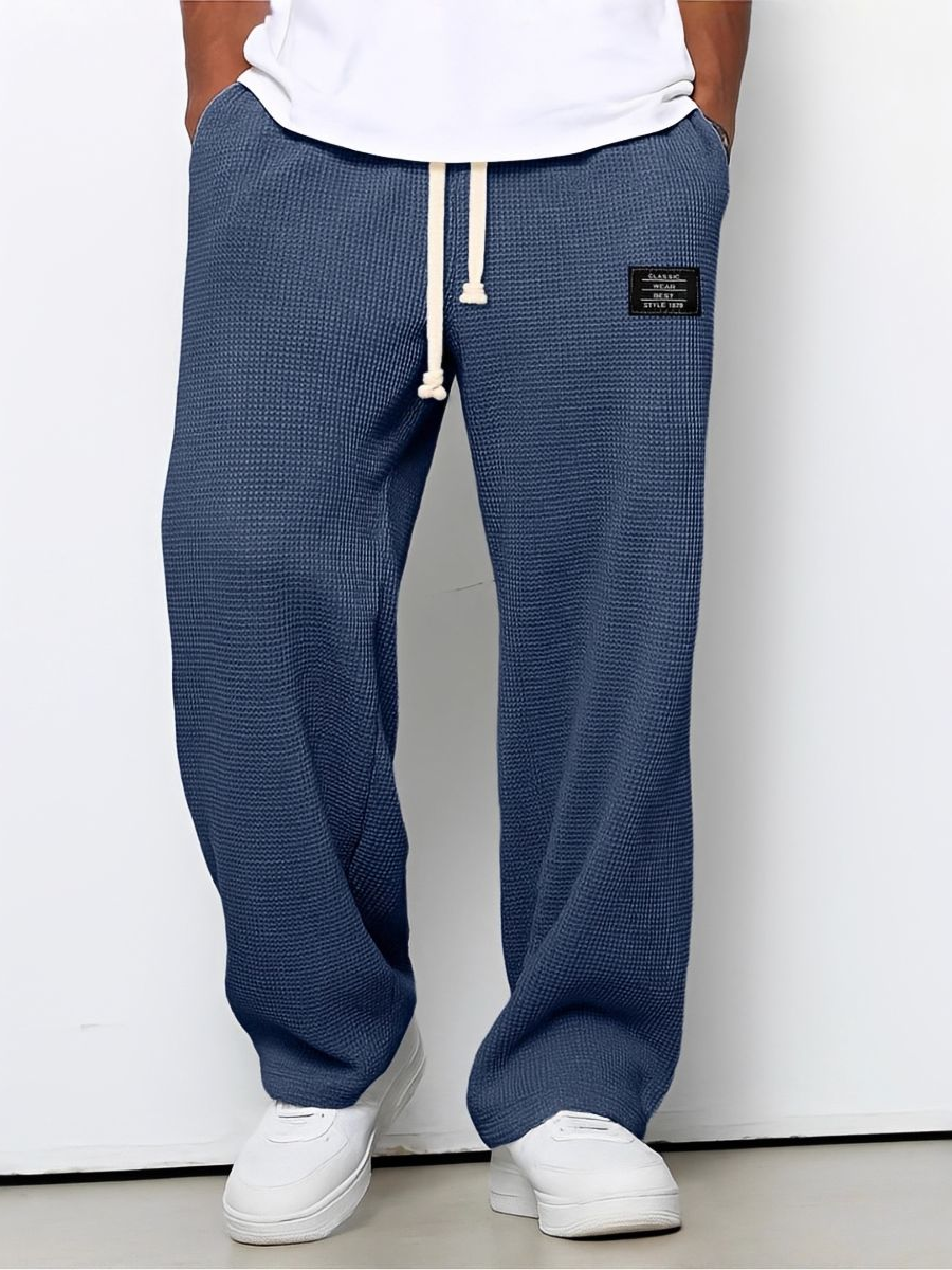 Pantalón Dante de Pierna Ancha con Cintura Ajustable