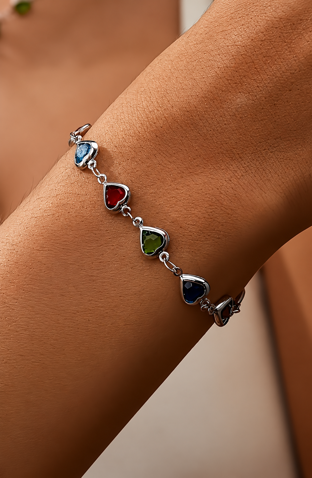 Pulsera Amara Corazones