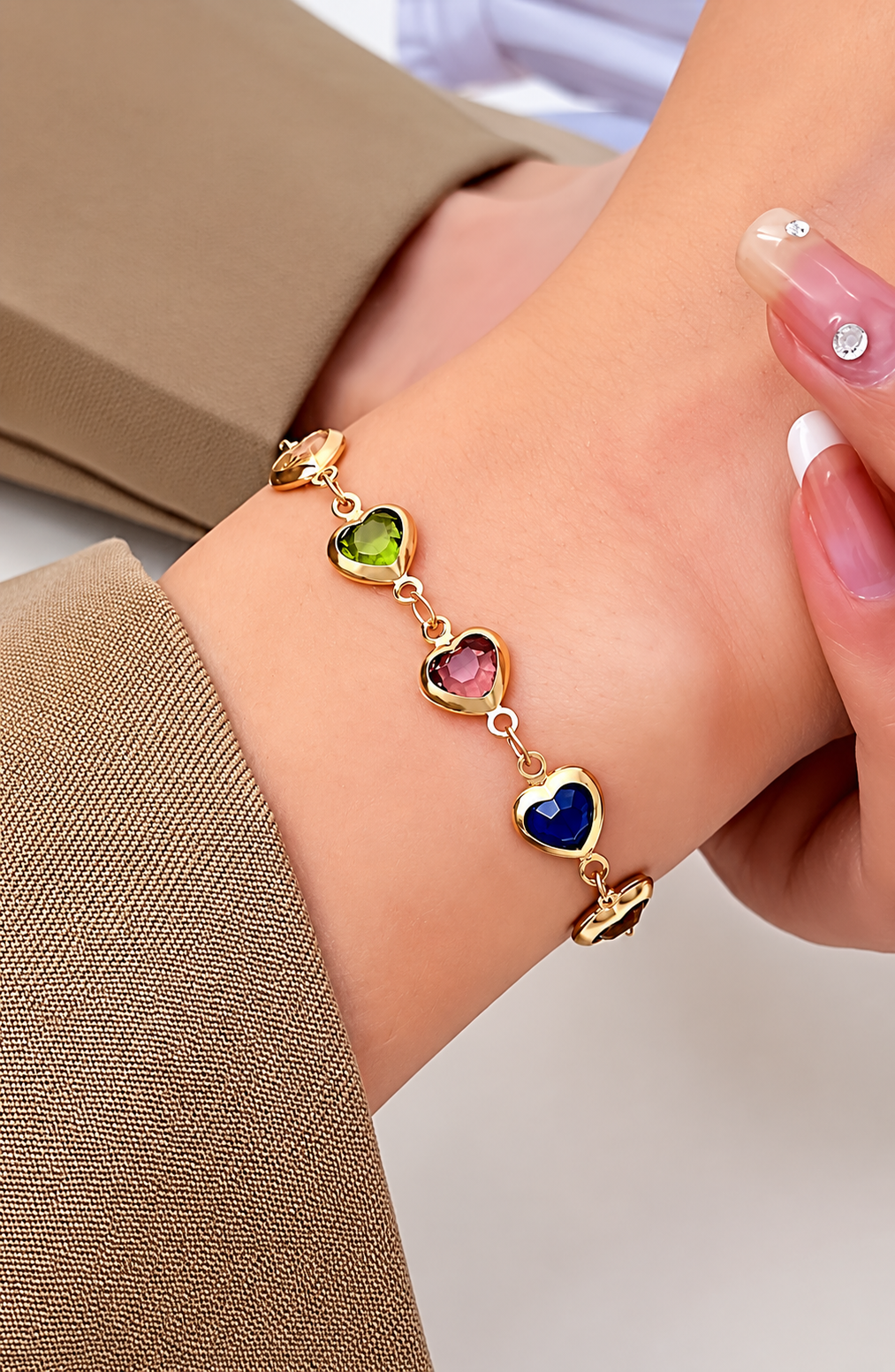 Pulsera Amara Corazones