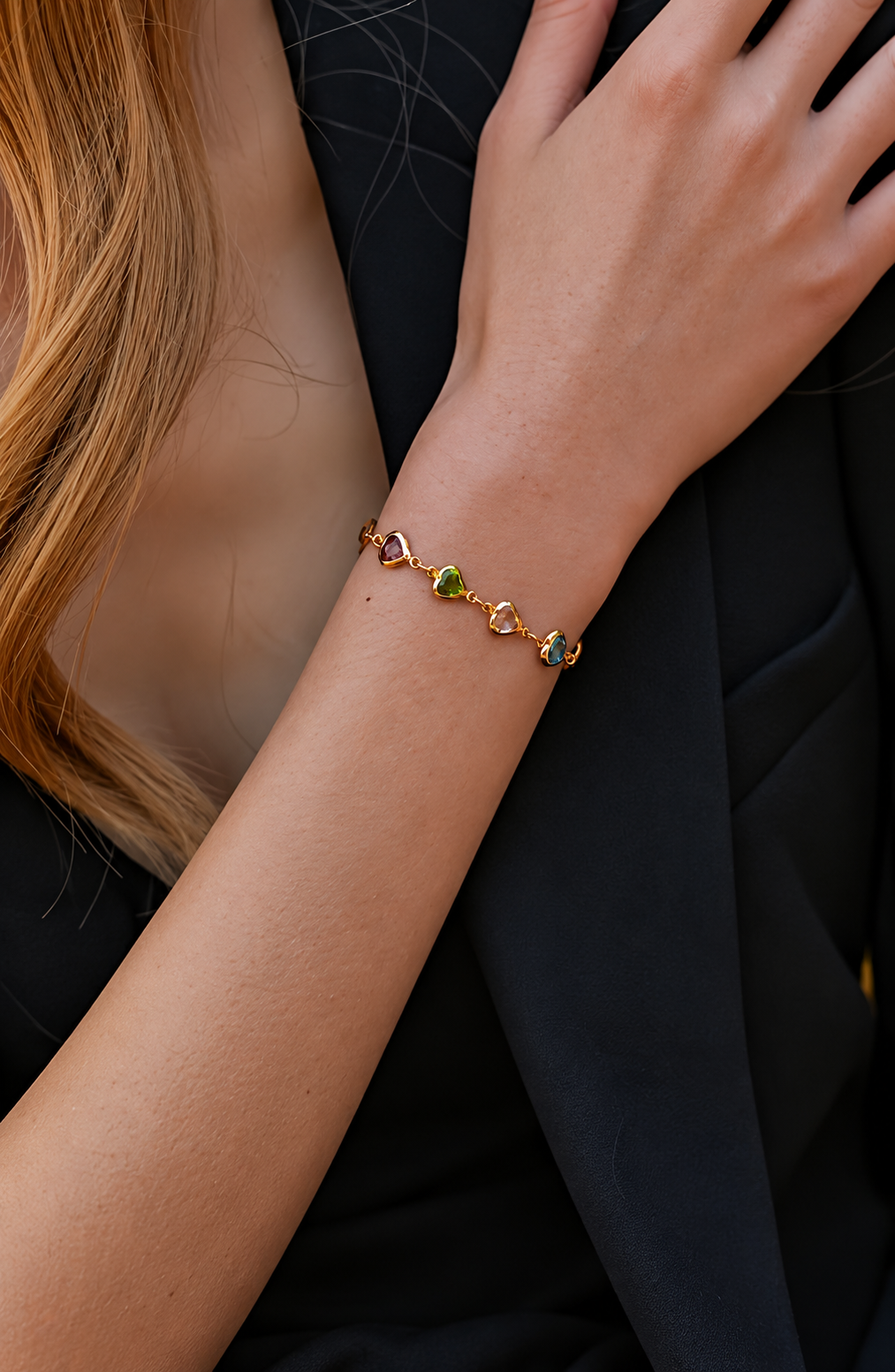 Pulsera Amara Corazones