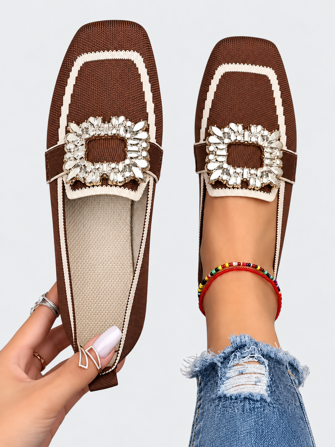 Mocasines Beatris Joya con Hebilla