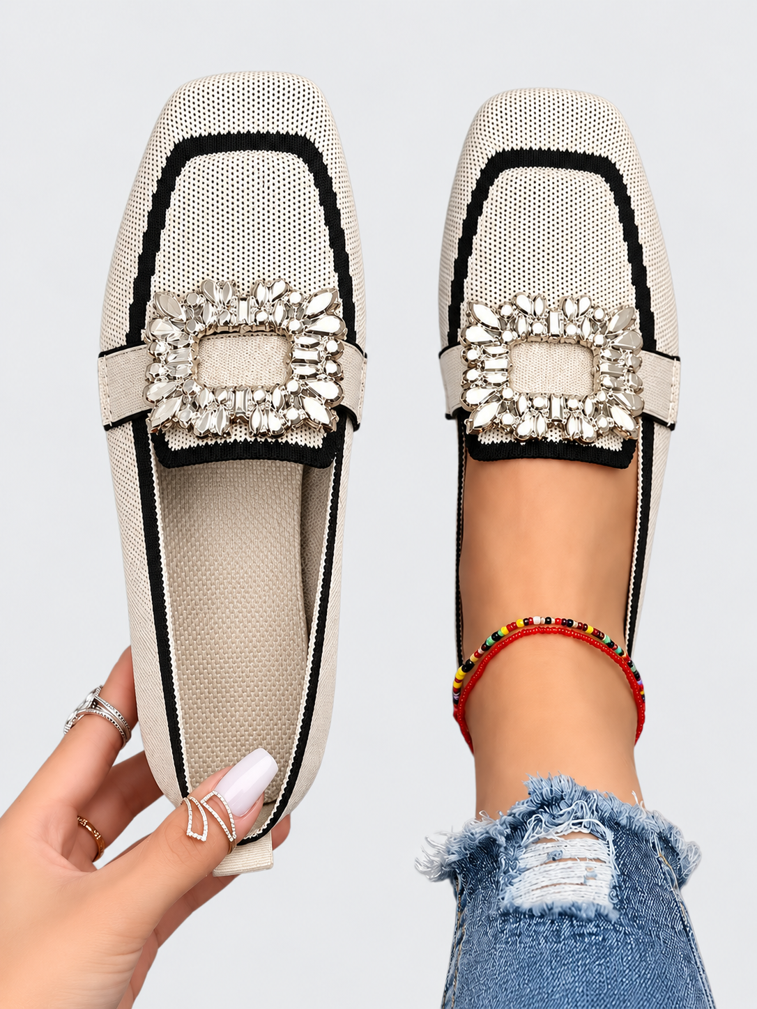 Mocasines Beatris Joya con Hebilla