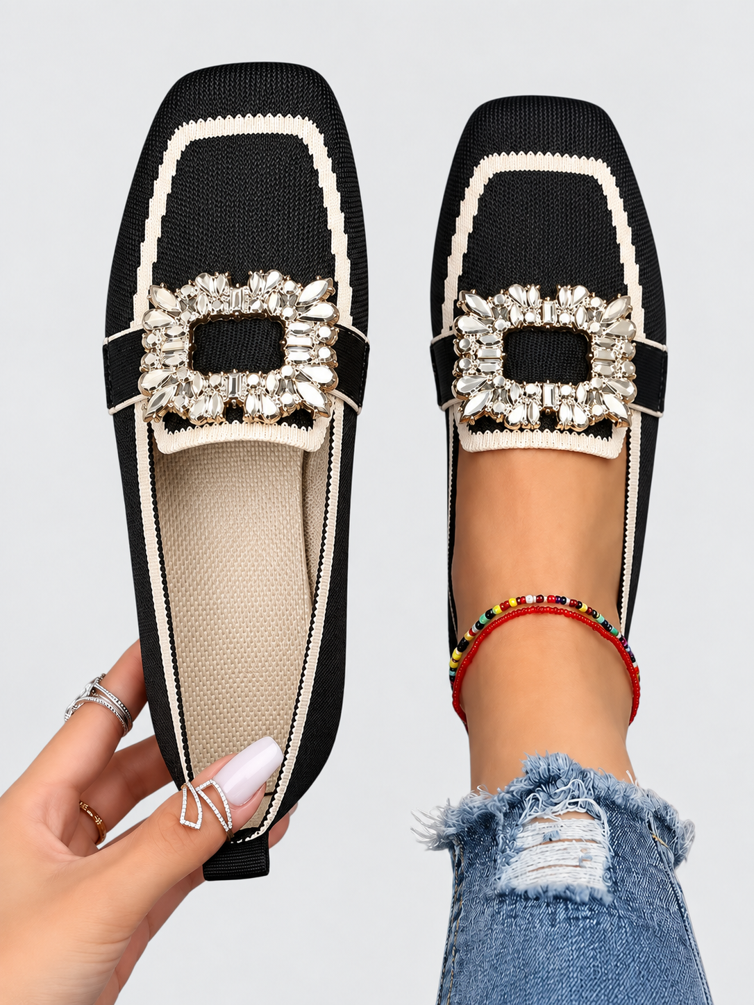 Mocasines Beatris Joya con Hebilla