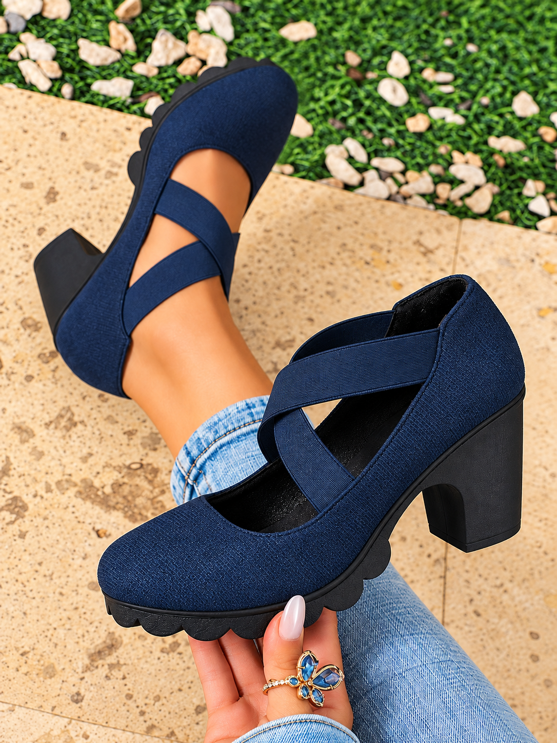 Tacones Amalia Confort Estilo Merceditas