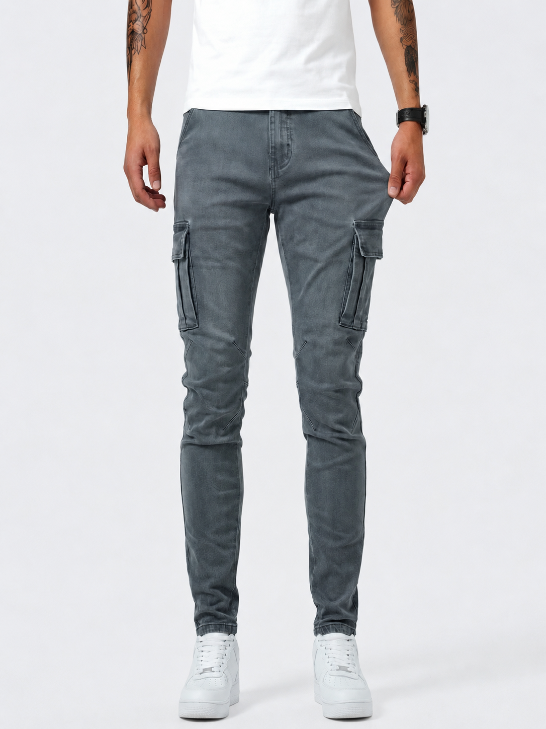 Pantalón Kael Cargo de Corte Ajustado