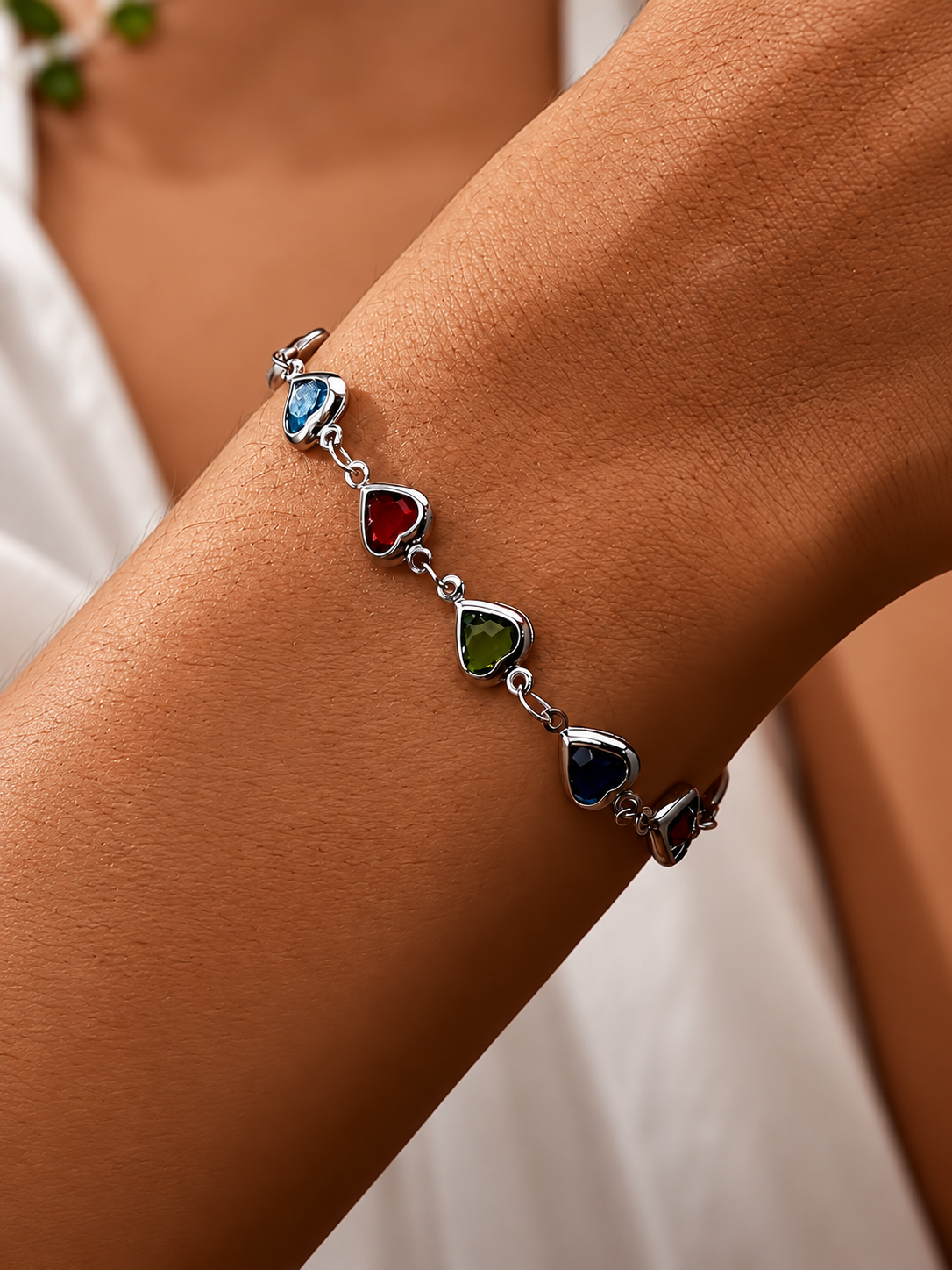 Pulsera Amara Corazones Multicolor