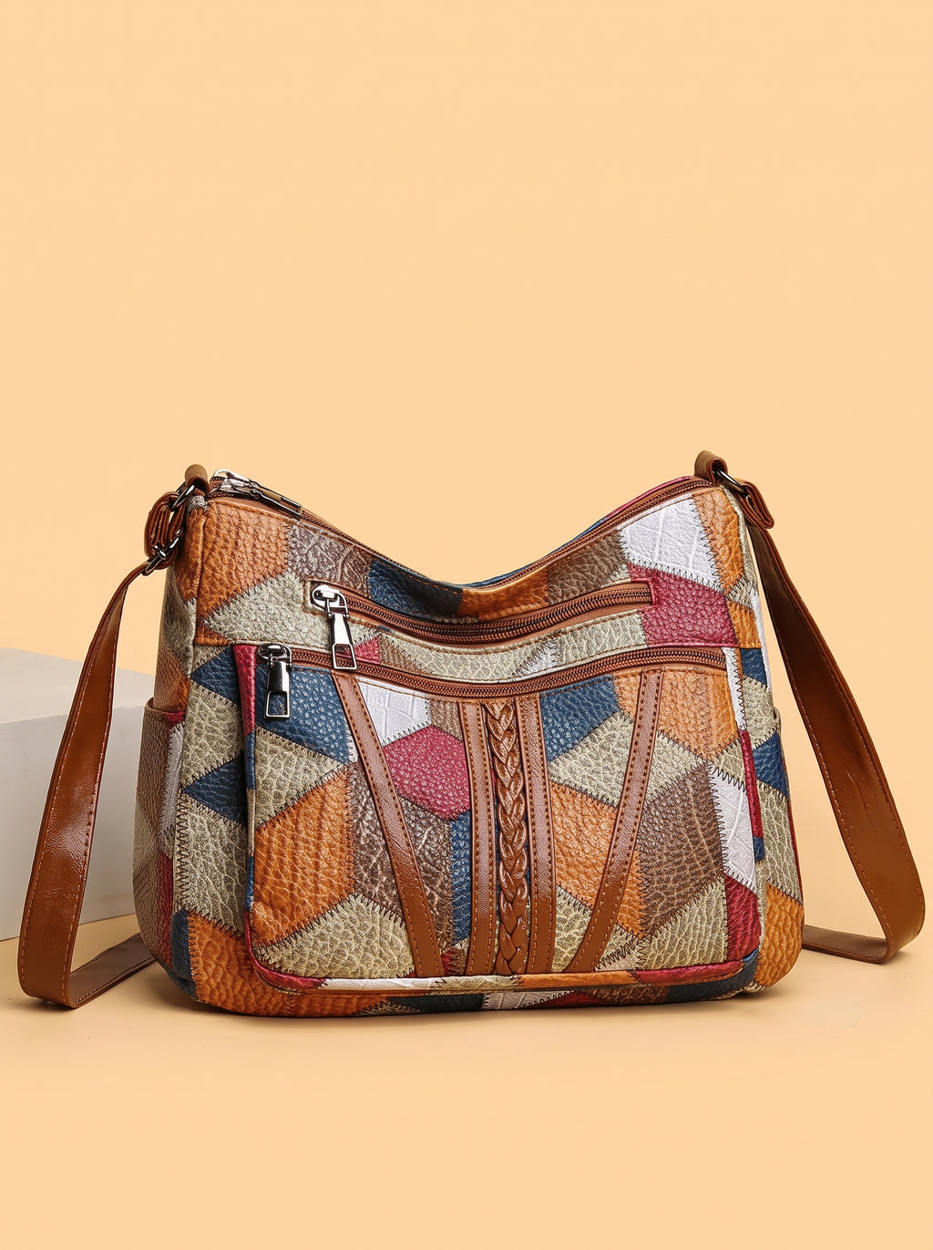 Bolso Alma de Mano de Retales de Colores