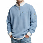 Jersey Bruno de Punto Gofre con Media Cremallera