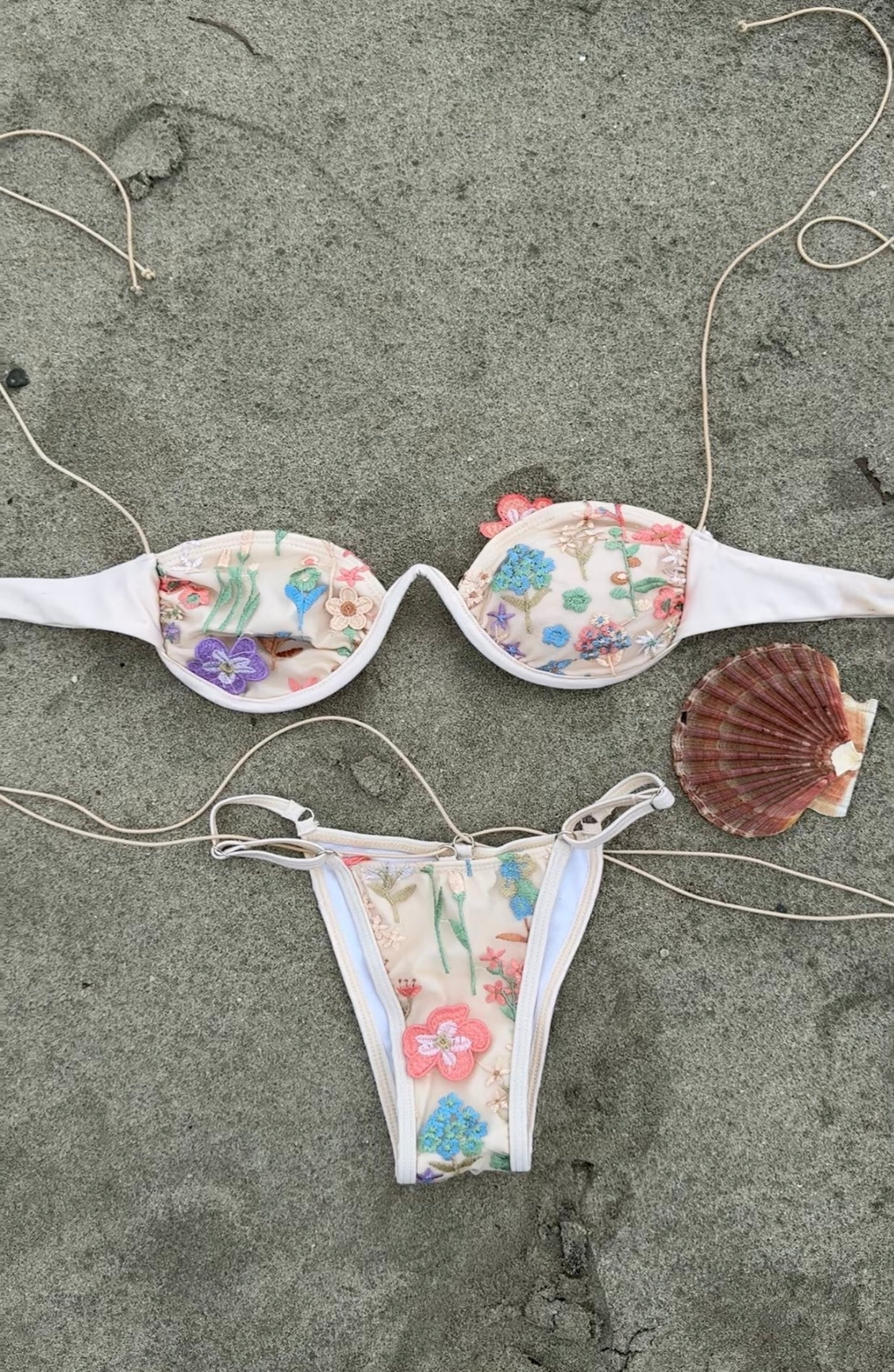 Bikini Floral Push Up