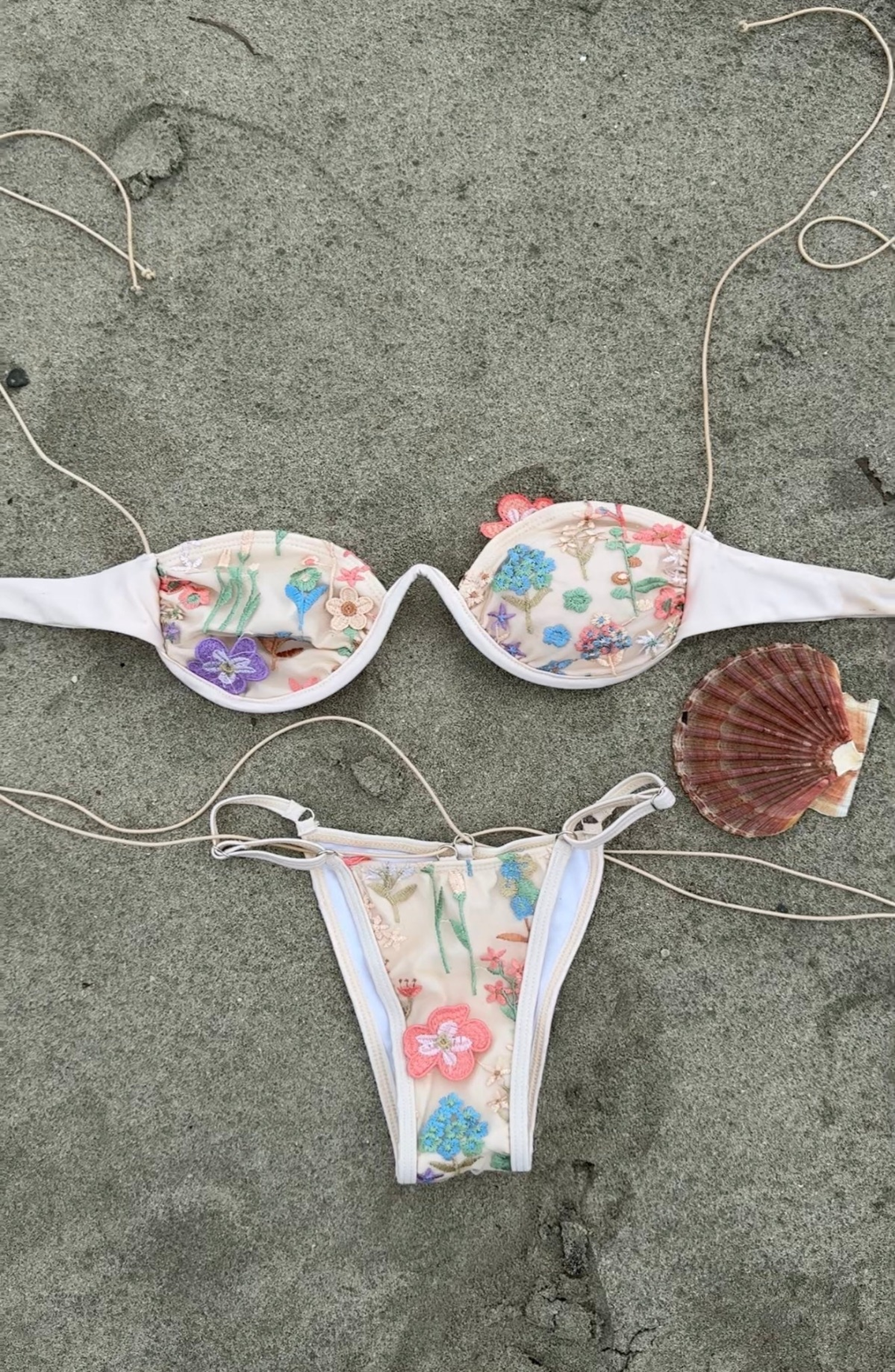 Bikini Floral Push Up